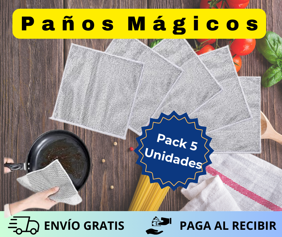 Paños Mágicos de Limpieza x5