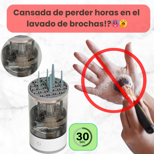 Limpiador Automático de Brochas de Maquillaje